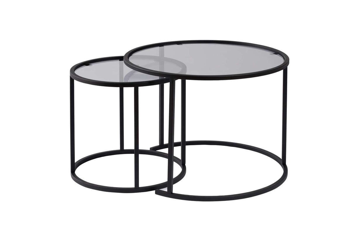 Măsuță de cafea Aurum - 60, 42, Diverse culori, Diverse dimensiuni - Negru - Gri - 42x42x39 cm | SKU: 857NRD1108 | Măsuță de cafea Aurum - 60, 42, varianta Negru - Gri - 42x42x39 cm, produs pentru amenajarea locuinței, disponibil online în România la CasaMob