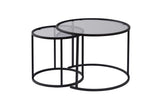 Măsuță de cafea Aurum - 60, 42, Diverse culori, Diverse dimensiuni - Negru - Gri - 42x42x39 cm | SKU: 857NRD1108 | Măsuță de cafea Aurum - 60, 42, varianta Negru - Gri - 42x42x39 cm, produs pentru amenajarea locuinței, disponibil online în România la CasaMob