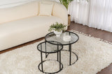Măsuță de cafea Aurum - 60, 42, Diverse culori, Diverse dimensiuni - Negru - Gri - 42x42x39 cm | SKU: 857NRD1108 | Măsuță de cafea Aurum - 60, 42, varianta Negru - Gri - 42x42x39 cm, produs pentru amenajarea locuinței, disponibil online în România la CasaMob