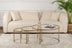 Auriu - Transparent | SKU: 857NRD1103 | Măsuță de cafea Aurum - 80, 60, 42, 42x42x35 cm, varianta Auriu - Transparent, produs pentru amenajarea locuinței, disponibil online în România la CasaMob