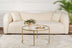 Auriu - Transparent | SKU: 857NRD1105 | Măsuță de cafea Aurum - 80, 80x80x43 cm, varianta Auriu - Transparent, produs pentru amenajarea locuinței, disponibil online în România la CasaMob