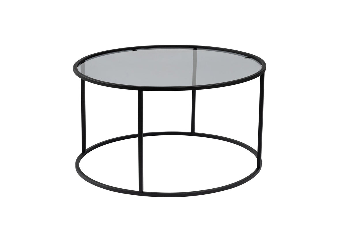 Măsuță de cafea Aurum - 80, Diverse culori, 80x80x43 cm - Negru - Gri | SKU: 857NRD1106 | Măsuță de cafea Aurum - 80, 80x80x43 cm, varianta Negru - Gri, produs pentru amenajarea locuinței, disponibil online în România la CasaMob