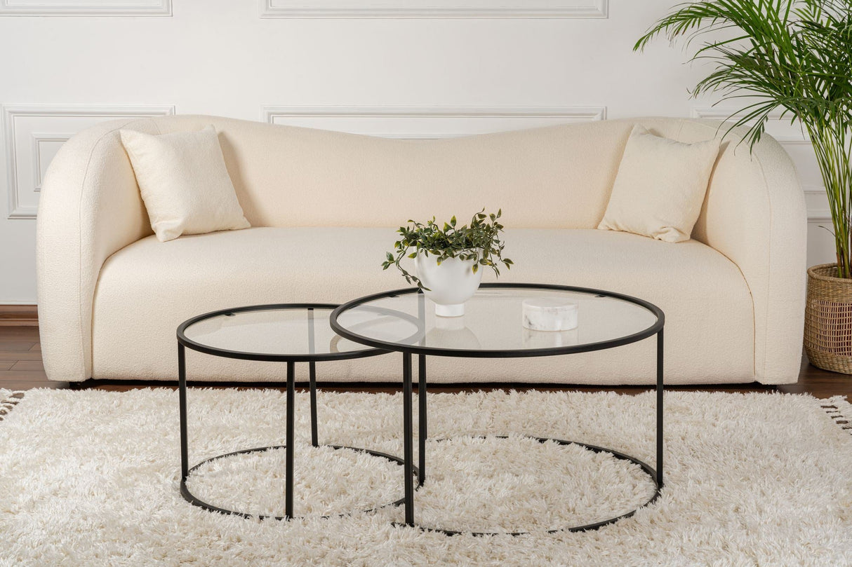 Măsuță de cafea Aurum - 80, 60, Diverse culori, 60x60x39 cm - Negru - Transparent | SKU: 857NRD1109 | Măsuță de cafea Aurum - 80, 60, 60x60x39 cm, varianta Negru - Transparent, produs pentru amenajarea locuinței, disponibil online în România la CasaMob