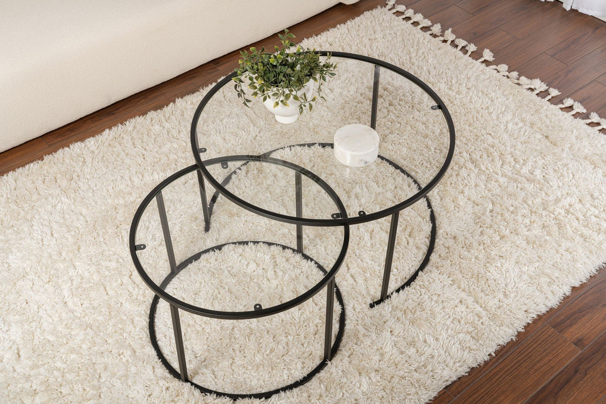 Măsuță de cafea Aurum - 80, 60, Diverse culori, 60x60x39 cm - Negru - Transparent | SKU: 857NRD1109 | Măsuță de cafea Aurum - 80, 60, 60x60x39 cm, varianta Negru - Transparent, produs pentru amenajarea locuinței, disponibil online în România la CasaMob