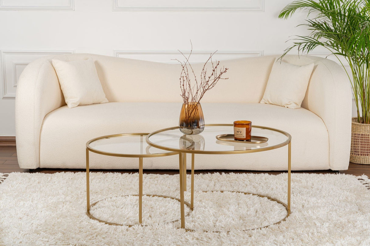 Măsuță de cafea Aurum - 80, 60, Diverse culori, 60x60x39 cm - Auriu - Transparent | SKU: 857NRD1110 | Măsuță de cafea Aurum - 80, 60, 60x60x39 cm, varianta Auriu - Transparent, produs pentru amenajarea locuinței, disponibil online în România la CasaMob