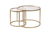 Măsuță de cafea Aurum - 60, 42, Diverse culori, Diverse dimensiuni - Auriu - Transparent - 60x60x43 cm | SKU: 857NRD1111 | Măsuță de cafea Aurum - 60, 42, varianta Auriu - Transparent - 60x60x43 cm, produs pentru amenajarea locuinței, disponibil online în România la CasaMob