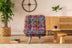 Fotoliu extensibil Misa Small Solo - Patchwork, Multicolor, 70x52x40 cm, SKU 859FTN2323, imagine 2