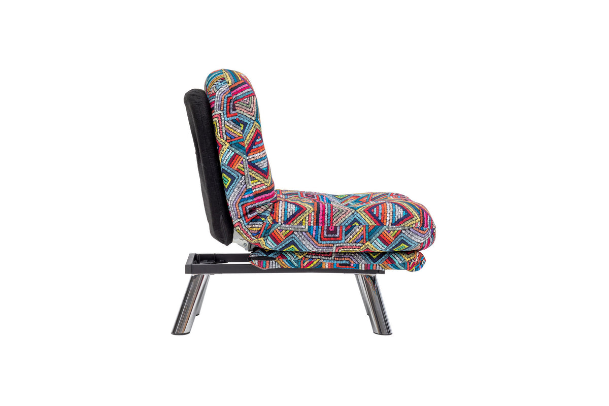 Fotoliu extensibil Misa Small Solo - Patchwork, Multicolor, 70x52x40 cm, SKU 859FTN2323, imagine 7