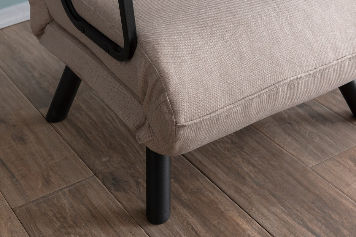 Fotoliu extensibil Sando v2 Single, Crem, 60x50x41 cm, SKU 859FTN2821, imagine 4