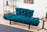 Canapea extensibilă 2 locuri Nitta, Diverse culori, 155x70x85 cm - Albastru petrol | SKU: 859FTN1214 | Canapea extensibilă 2 locuri Nitta, 155x70x85 cm, varianta Albastru petrol, produs pentru amenajarea locuinței, disponibil online în România la CasaMob