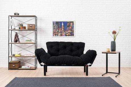 Canapea extensibilă 2 locuri Nitta, Diverse culori, 155x70x85 cm