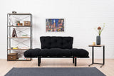 Canapea extensibilă 2 locuri Nitta, Diverse culori, 155x70x85 cm - Negru | SKU: 859FTN1215 | Canapea extensibilă 2 locuri Nitta, 155x70x85 cm, varianta Negru, produs pentru amenajarea locuinței, disponibil online în România la CasaMob