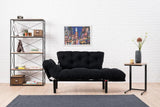 Canapea extensibilă 2 locuri Nitta, Diverse culori, 155x70x85 cm - Negru | SKU: 859FTN1215 | Canapea extensibilă 2 locuri Nitta, 155x70x85 cm, varianta Negru, produs pentru amenajarea locuinței, disponibil online în România la CasaMob