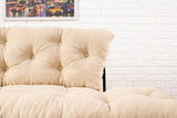 Canapea extensibilă 2 locuri Nitta, Diverse culori, 155x70x85 cm - Crem | SKU: 859FTN1216 | Canapea extensibilă 2 locuri Nitta, 155x70x85 cm, varianta Crem, produs pentru amenajarea locuinței, disponibil online în România la CasaMob
