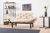 Canapea extensibilă 2 locuri Nitta, Diverse culori, 155x70x85 cm - Crem | SKU: 859FTN1216 | Canapea extensibilă 2 locuri Nitta, 155x70x85 cm, varianta Crem, produs pentru amenajarea locuinței, disponibil online în România la CasaMob