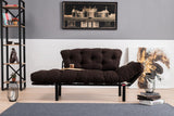 Canapea extensibilă 2 locuri Nitta, Diverse culori, 155x70x85 cm - Maro | SKU: 859FTN1217 | Canapea extensibilă 2 locuri Nitta, 155x70x85 cm, varianta Maro, produs pentru amenajarea locuinței, disponibil online în România la CasaMob