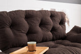 Canapea extensibilă 2 locuri Nitta, Diverse culori, 155x70x85 cm - Maro | SKU: 859FTN1217 | Canapea extensibilă 2 locuri Nitta, 155x70x85 cm, varianta Maro, produs pentru amenajarea locuinței, disponibil online în România la CasaMob