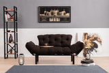 Canapea extensibilă 2 locuri Nitta, Diverse culori, 155x70x85 cm - Maro | SKU: 859FTN1217 | Canapea extensibilă 2 locuri Nitta, 155x70x85 cm, varianta Maro, produs pentru amenajarea locuinței, disponibil online în România la CasaMob