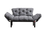Canapea extensibilă 2 locuri Nitta, Diverse culori, 155x70x85 cm - Gri | SKU: 859FTN1218 | Canapea extensibilă 2 locuri Nitta, 155x70x85 cm, varianta Gri, produs pentru amenajarea locuinței, disponibil online în România la CasaMob