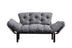 Gri | SKU: 859FTN1218 | Canapea extensibilă 2 locuri Nitta, 155x70x85 cm, varianta Gri, produs pentru amenajarea locuinței, disponibil online în România la CasaMob