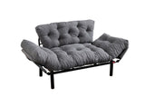 Canapea extensibilă 2 locuri Nitta, Diverse culori, 155x70x85 cm - Gri | SKU: 859FTN1218 | Canapea extensibilă 2 locuri Nitta, 155x70x85 cm, varianta Gri, produs pentru amenajarea locuinței, disponibil online în România la CasaMob
