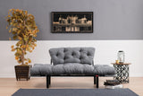 Canapea extensibilă 2 locuri Nitta, Diverse culori, 155x70x85 cm - Gri | SKU: 859FTN1218 | Canapea extensibilă 2 locuri Nitta, 155x70x85 cm, varianta Gri, produs pentru amenajarea locuinței, disponibil online în România la CasaMob