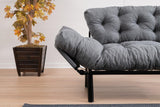 Canapea extensibilă 2 locuri Nitta, Diverse culori, 155x70x85 cm - Gri | SKU: 859FTN1218 | Canapea extensibilă 2 locuri Nitta, 155x70x85 cm, varianta Gri, produs pentru amenajarea locuinței, disponibil online în România la CasaMob