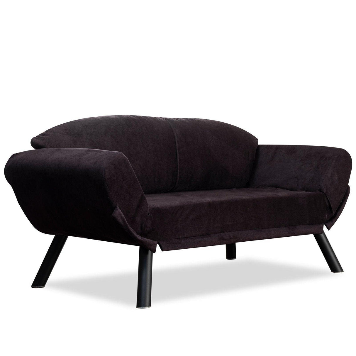 Canapea extensibilă 2 locuri Nero, Diverse culori, 177x75x87 cm - Negru | SKU: 859FTN1220 | Canapea extensibilă 2 locuri Nero, 177x75x87 cm, varianta Negru, produs pentru amenajarea locuinței, disponibil online în România la CasaMob
