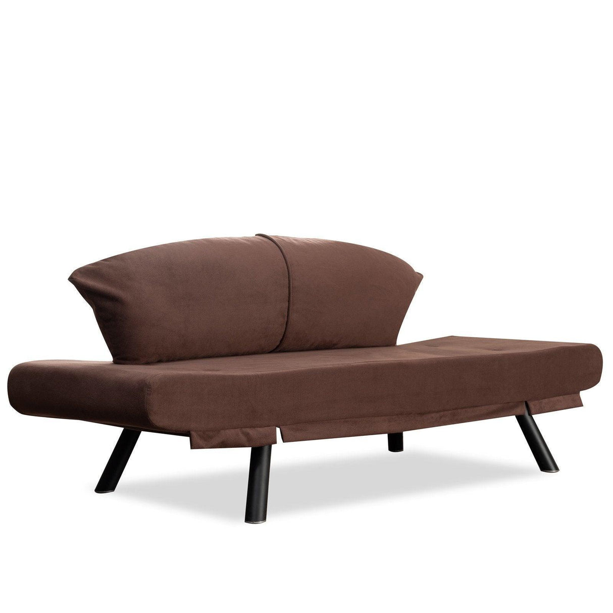 Canapea extensibilă 2 locuri Nero, Diverse culori, 177x75x87 cm - Maro | SKU: 859FTN1221 | Canapea extensibilă 2 locuri Nero, 177x75x87 cm, varianta Maro, produs pentru amenajarea locuinței, disponibil online în România la CasaMob