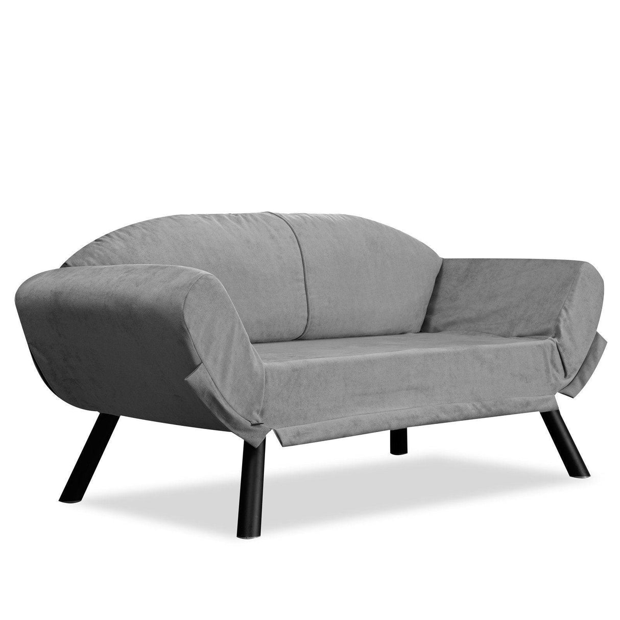 Canapea extensibilă 2 locuri Nero, Diverse culori, 177x75x87 cm - Gri deschis | SKU: 859FTN1223 | Canapea extensibilă 2 locuri Nero, 177x75x87 cm, varianta Gri deschis, produs pentru amenajarea locuinței, disponibil online în România la CasaMob