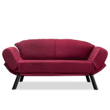 Canapea extensibilă 2 locuri Nero, Diverse culori, 177x75x87 cm - Roșu | SKU: 859FTN1225 | Canapea extensibilă 2 locuri Nero, 177x75x87 cm, varianta Roșu, produs pentru amenajarea locuinței, disponibil online în România la CasaMob