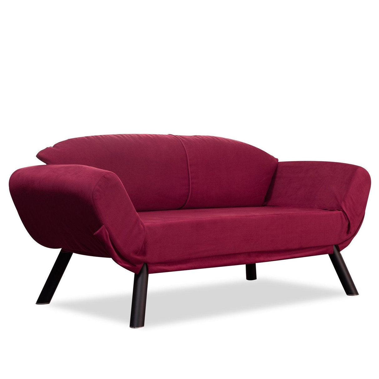 Canapea extensibilă 2 locuri Nero, Diverse culori, 177x75x87 cm - Roșu | SKU: 859FTN1225 | Canapea extensibilă 2 locuri Nero, 177x75x87 cm, varianta Roșu, produs pentru amenajarea locuinței, disponibil online în România la CasaMob
