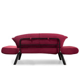 Canapea extensibilă 2 locuri Nero, Diverse culori, 177x75x87 cm - Roșu | SKU: 859FTN1225 | Canapea extensibilă 2 locuri Nero, 177x75x87 cm, varianta Roșu, produs pentru amenajarea locuinței, disponibil online în România la CasaMob