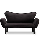 Canapea extensibilă 2 locuri Chatto, Diverse culori, 150x75x70 cm - Negru | SKU: 859FTN1226 | Canapea extensibilă 2 locuri Chatto, 150x75x70 cm, varianta Negru, produs pentru amenajarea locuinței, disponibil online în România la CasaMob