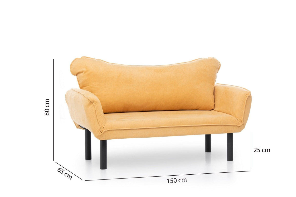 Canapea extensibilă 2 locuri Chatto, Diverse culori, 140x65x70 cm - Maro | SKU: 859FTN1227 | Canapea extensibilă 2 locuri Chatto, 140x65x70 cm, varianta Maro, produs pentru amenajarea locuinței, disponibil online în România la CasaMob