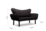 Canapea extensibilă 2 locuri Chatto, Diverse culori, 140x65x70 cm - Maro | SKU: 859FTN1227 | Canapea extensibilă 2 locuri Chatto, 140x65x70 cm, varianta Maro, produs pentru amenajarea locuinței, disponibil online în România la CasaMob