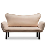Canapea extensibilă 2 locuri Chatto, Diverse culori, 150x75x70 cm - Crem | SKU: 859FTN1228 | Canapea extensibilă 2 locuri Chatto, 150x75x70 cm, varianta Crem, produs pentru amenajarea locuinței, disponibil online în România la CasaMob