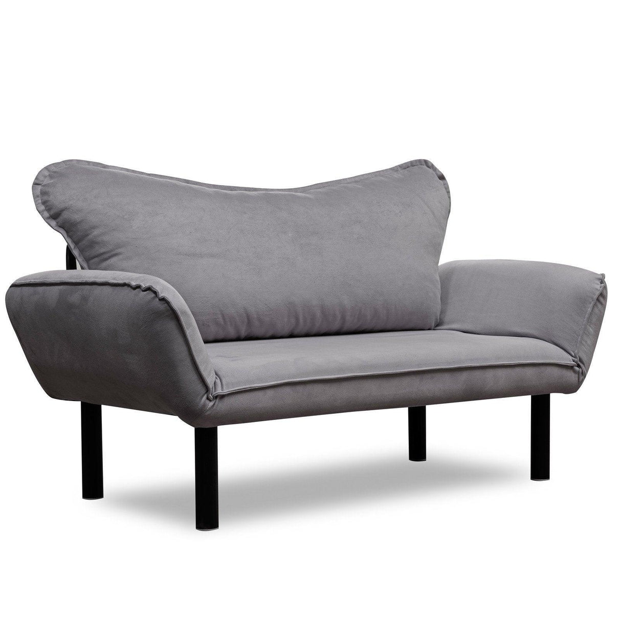 Canapea extensibilă 2 locuri Chatto, Diverse culori, 150x70x75 cm - Gri închis | SKU: 859FTN1229 | Canapea extensibilă 2 locuri Chatto, 150x70x75 cm, varianta Gri închis, produs pentru amenajarea locuinței, disponibil online în România la CasaMob