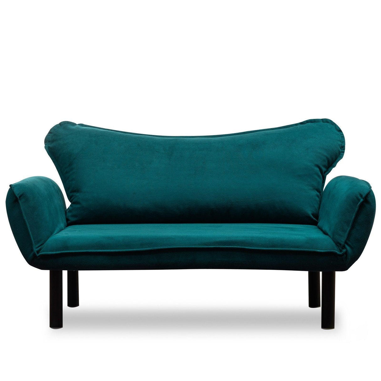 Canapea extensibilă 2 locuri Chatto, Diverse culori, 150x70x75 cm - Albastru petrol | SKU: 859FTN1230 | Canapea extensibilă 2 locuri Chatto, 150x70x75 cm, varianta Albastru petrol, produs pentru amenajarea locuinței, disponibil online în România la CasaMob