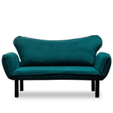 Canapea extensibilă 2 locuri Chatto, Diverse culori, 150x70x75 cm - Albastru petrol | SKU: 859FTN1230 | Canapea extensibilă 2 locuri Chatto, 150x70x75 cm, varianta Albastru petrol, produs pentru amenajarea locuinței, disponibil online în România la CasaMob
