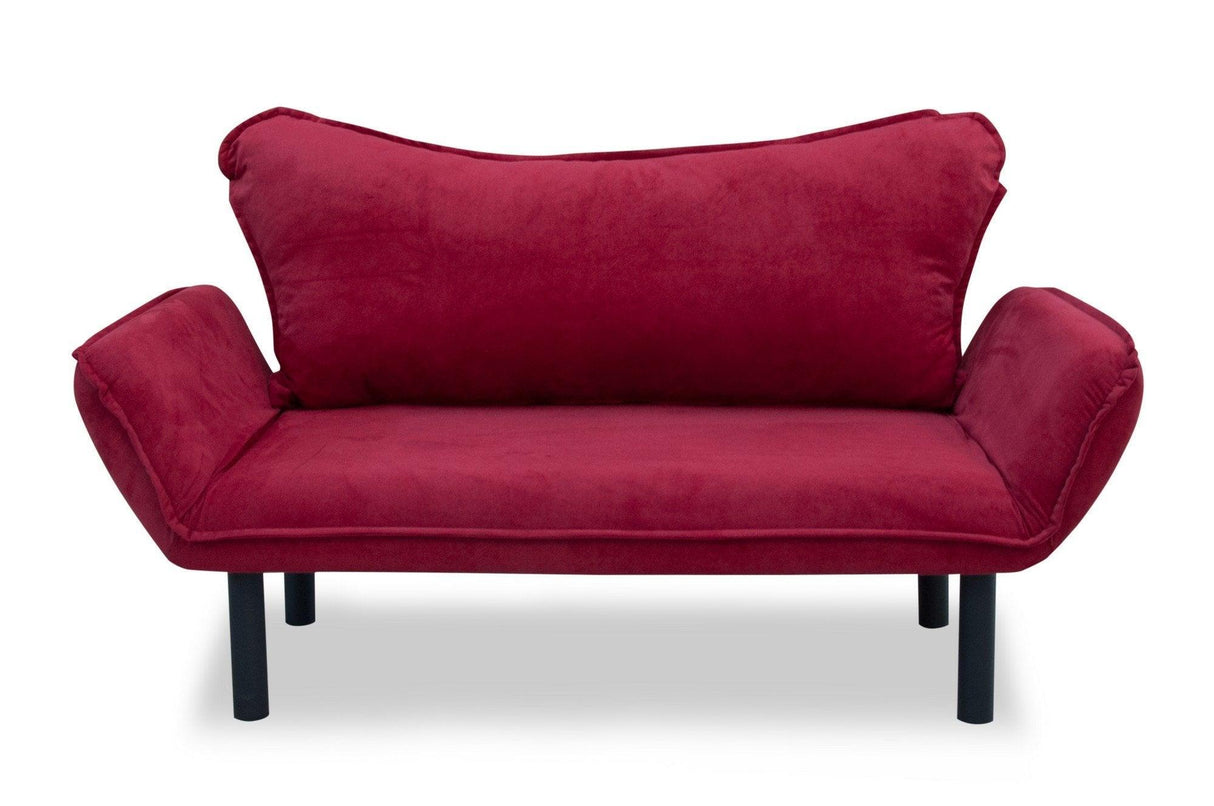 Canapea extensibilă 2 locuri Chatto, Diverse culori, 150x70x75 cm - Bordo | SKU: 859FTN1231 | Canapea extensibilă 2 locuri Chatto, 150x70x75 cm, varianta Bordo, produs pentru amenajarea locuinței, disponibil online în România la CasaMob