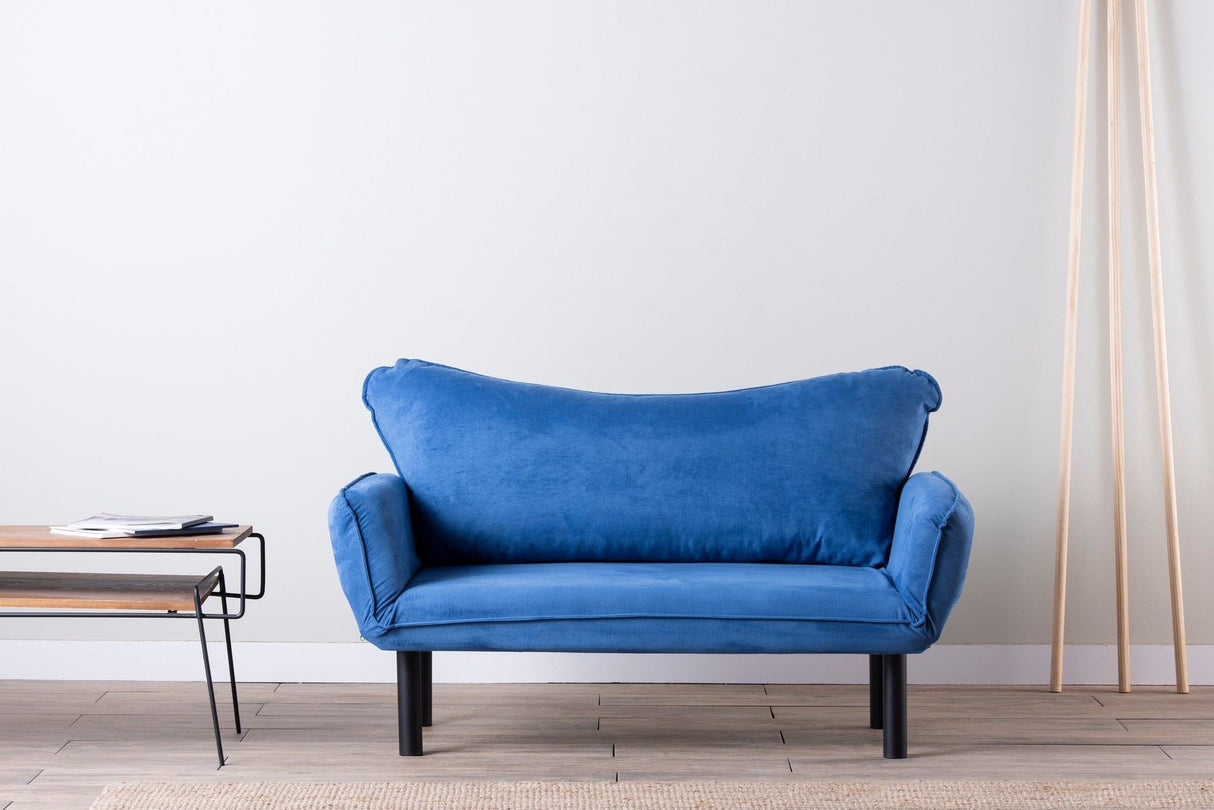Canapea extensibilă 2 locuri Chatto, Diverse culori, 150x70x75 cm - Albastru | SKU: 859FTN1239 | Canapea extensibilă 2 locuri Chatto, 150x70x75 cm, varianta Albastru, produs pentru amenajarea locuinței, disponibil online în România la CasaMob