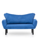 Canapea extensibilă 2 locuri Chatto, Diverse culori, 150x70x75 cm - Albastru | SKU: 859FTN1239 | Canapea extensibilă 2 locuri Chatto, 150x70x75 cm, varianta Albastru, produs pentru amenajarea locuinței, disponibil online în România la CasaMob