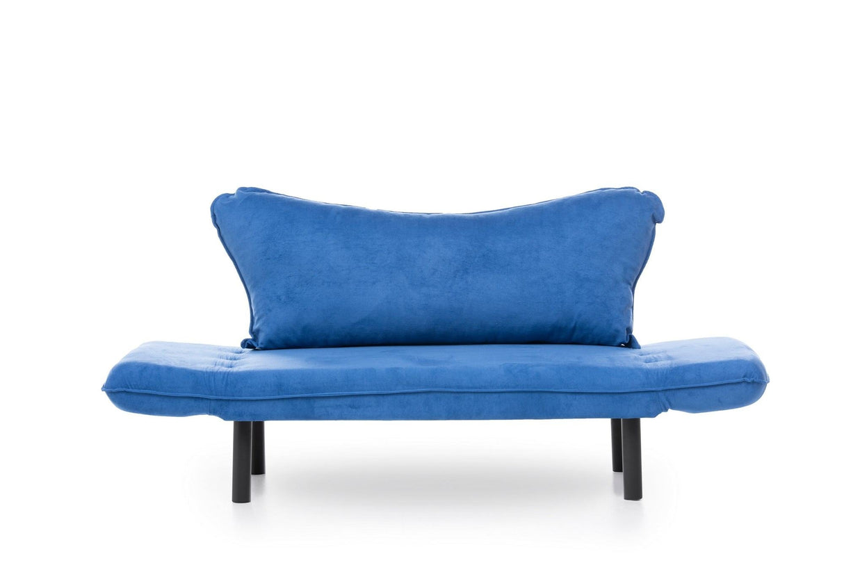 Canapea extensibilă 2 locuri Chatto, Diverse culori, 150x70x75 cm - Albastru | SKU: 859FTN1239 | Canapea extensibilă 2 locuri Chatto, 150x70x75 cm, varianta Albastru, produs pentru amenajarea locuinței, disponibil online în România la CasaMob
