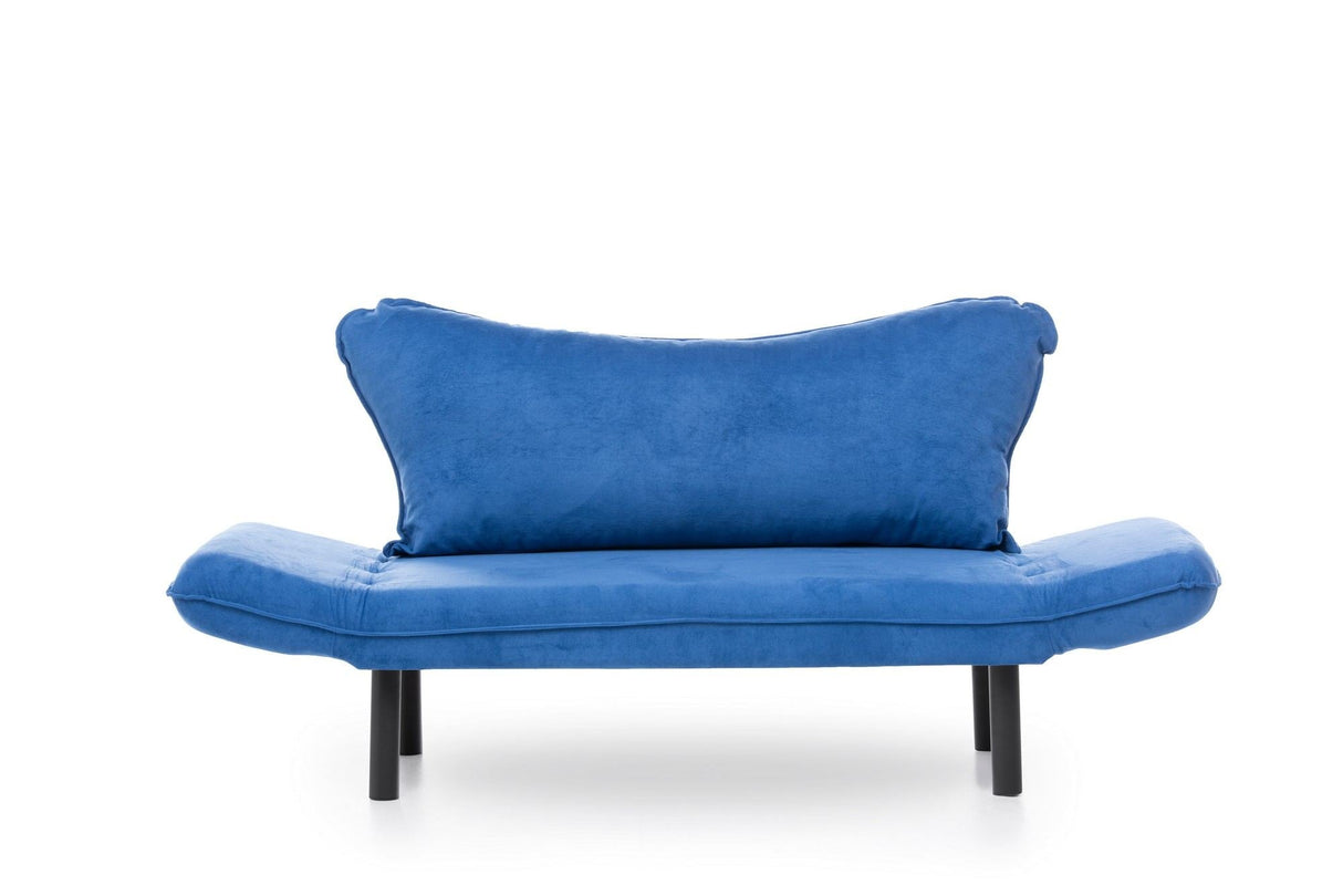 Canapea extensibilă 2 locuri Chatto, Diverse culori, 150x70x75 cm - Albastru | SKU: 859FTN1239 | Canapea extensibilă 2 locuri Chatto, 150x70x75 cm, varianta Albastru, produs pentru amenajarea locuinței, disponibil online în România la CasaMob