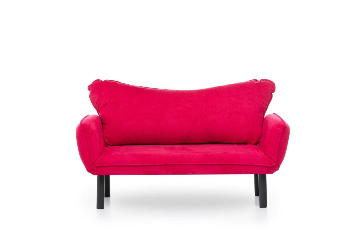 Canapea extensibilă 2 locuri Chatto, Diverse culori, 140x65x70 cm - Fucsia | SKU: 859FTN1240 | Canapea extensibilă 2 locuri Chatto, 140x65x70 cm, varianta Fucsia, produs pentru amenajarea locuinței, disponibil online în România la CasaMob