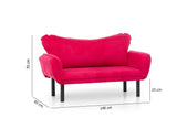 Canapea extensibilă 2 locuri Chatto, Diverse culori, 140x65x70 cm - Fucsia | SKU: 859FTN1240 | Canapea extensibilă 2 locuri Chatto, 140x65x70 cm, varianta Fucsia, produs pentru amenajarea locuinței, disponibil online în România la CasaMob