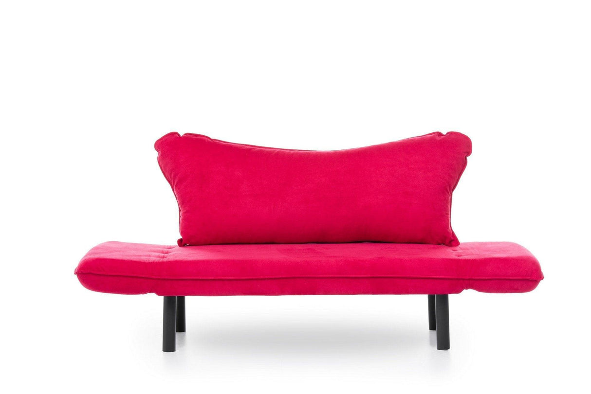 Canapea extensibilă 2 locuri Chatto, Diverse culori, 140x65x70 cm - Fucsia | SKU: 859FTN1240 | Canapea extensibilă 2 locuri Chatto, 140x65x70 cm, varianta Fucsia, produs pentru amenajarea locuinței, disponibil online în România la CasaMob