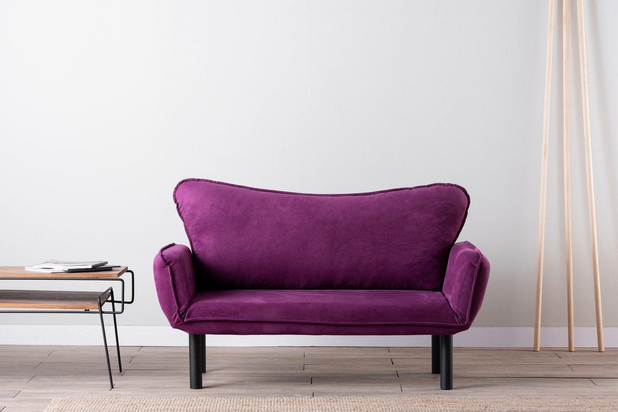 Canapea extensibilă 2 locuri Chatto, Diverse culori, 150x70x75 cm - Mov | SKU: 859FTN1242 | Canapea extensibilă 2 locuri Chatto, 150x70x75 cm, varianta Mov, produs pentru amenajarea locuinței, disponibil online în România la CasaMob