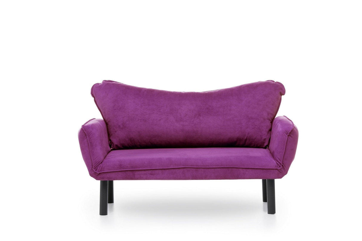 Canapea extensibilă 2 locuri Chatto, Diverse culori, 150x70x75 cm - Mov | SKU: 859FTN1242 | Canapea extensibilă 2 locuri Chatto, 150x70x75 cm, varianta Mov, produs pentru amenajarea locuinței, disponibil online în România la CasaMob